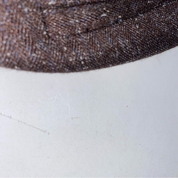 Studio Works Womens Dress Pants Slacks Size 10 Brown Herringbone Polyester Rayon - Picture 14 of 14